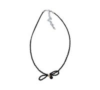 YUGSHNKFC Collar floral, pendientes, broche con colgante de flor, adorno de moda, elegante joyería de uso diario para mujer, Pearl pendant neckla, Plástico y línea de cera de cuero