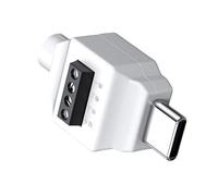 YUGSHNKFC Conectores USB tipo C macho a terminal de resorte de 5 pines/4 pines para una reparación eficiente de transmisión de datos, carga de conectores USB C sin soldadura