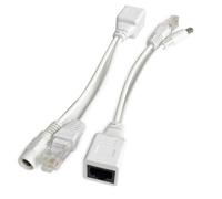 YUGSHNKFC Conjunto De Inyectores Pasivos Y Divisores para Cámaras Y Puntos De Acceso Inalámbricos con Conectores DC5.5x2.1mm Enchufes RJ45 Inyectores PoE Pasivos