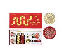 YUGSHNKFC Conjunto De Sellos Vintage con Accesorios para Adorno Sobres Conjunto Vintage Sello Suministro para Festivales