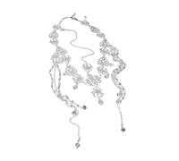 YUGSHNKFC Diadema con borlas, cadena de pelo de princesa para mujer, festival de música, disfraz, vacaciones, joyería para el cabello