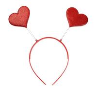 YUGSHNKFC Diadema de corazón con lentejuelas en forma de amor, accesorios para el cabello para mujer, festividades, festivales, día de San Valentín