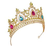 YUGSHNKFC Diadema de corona de cristal, accesorio para el pelo para mujer, accesorio para el pelo de novia, accesorio para el pelo para mujeres y niñas