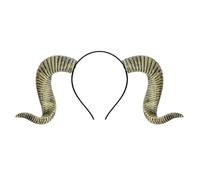 YUGSHNKFC Diadema de cuerno de espuma extraíble para carnaval, fiesta de Halloween, bailes de máscaras, accesorios de disfraces, diadema de cuerno de cabra