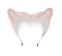 YUGSHNKFC Diadema de felpa con forma de oreja de gatito para adultos, adolescentes, maquillaje, transmisión en vivo, fiesta de Halloween