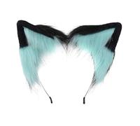 YUGSHNKFC Diadema de felpa con forma de oreja de gatito para adultos, adolescentes, maquillaje, transmisión en vivo, fiesta de Halloween