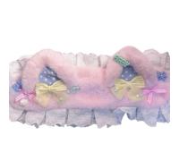 YUGSHNKFC Diadema de felpa hecha a mano con orejas peludas, juego de rol, disfraz de anime, accesorio para cosplay