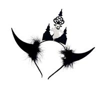 YUGSHNKFC Diadema de murciélago de Halloween, accesorio de diseño suave y ligero, diadema de cosplay para fiestas de disfraces y eventos temáticos, diademas de murciélago de Halloween