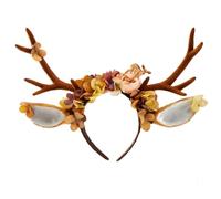 YUGSHNKFC Diadema de Navidad para fiestas, renos, flores, festivales, cuernos de alce, espectáculos, tocados