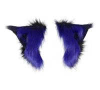 YUGSHNKFC Diadema de orejas de animales hecha a mano, diadema desmontable, disfraz de mascaradas, aro de pelo movible, suministros de disfraces para fiestas