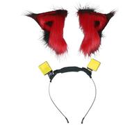 YUGSHNKFC Diadema de orejas de animales hecha a mano, diadema desmontable, disfraz de mascaradas, aro de pelo movible, suministros de disfraces para fiestas