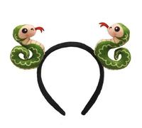YUGSHNKFC Diadema de serpiente de tela suave esencial para fiestas de Año Nuevo, tamaño flexible, divertido para niños y adultos, tocados de moda, accesorio de Año Nuevo