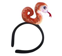 YUGSHNKFC Diadema de serpiente de tela suave esencial para fiestas de Año Nuevo, tamaño flexible, divertido para niños y adultos, tocados de moda, accesorio de Año Nuevo