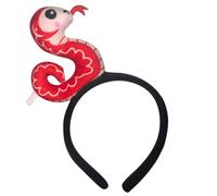YUGSHNKFC Diadema de serpiente de tela suave esencial para fiestas de Año Nuevo, tamaño flexible, divertido para niños y adultos, tocados de moda, accesorio de Año Nuevo