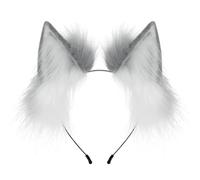 YUGSHNKFC Diadema flexible con orejas para mujer, juego de rol, anime, sirvienta, disfraz de fiesta, disfraz de niña y cosplay