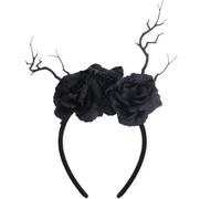 YUGSHNKFC Diadema flexible con ramas negras delicadas para el pelo, tocados únicos para artistas de maquillaje de Halloween y entusiastas