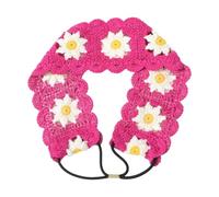 YUGSHNKFC Diadema floral hecha a mano, elegante, colorida, tejida