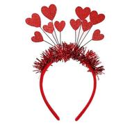 YUGSHNKFC Diadema para el día de San Valentín para mujer, con lentejuelas y corazón, con forma de dulce amor, accesorios para el cabello, regalos