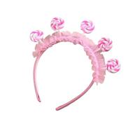 YUGSHNKFC Diadema para niños, disfraz de princesa para carnaval, fiesta hecha a mano, disfraz de piruleta
