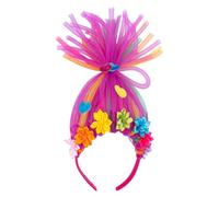 YUGSHNKFC Diademas de cola de caballo alta de princesa, para cosplay, tocado, diademas, maquillaje, lavado de cara, diademas para fiesta de cumpleaños