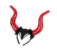 YUGSHNKFC Diademas de cuerno de Halloween, diademas de aro para el pelo, para cosplay, festival, fiesta, accesorio para el cabello para niñas
