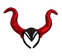 YUGSHNKFC Diademas de cuerno de Halloween, diademas de aro para el pelo, para cosplay, festival, fiesta, accesorio para el cabello para niñas