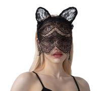 YUGSHNKFC Diademas de malla de encaje para lavarse la cara o tratamientos faciales, diademas para el cuidado de la piel, diadema de lavado facial, orejas de gato, diademas de maquillaje