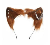 YUGSHNKFC Diademas de orejas de gato para Halloween, diademas de felpa para el pelo, diadema de fiesta de cosplay, accesorio para el pelo para fiestas