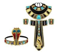YUGSHNKFC Diademas doradas de serpientes egipcias para el pelo, para cosplay, reina de Egipto