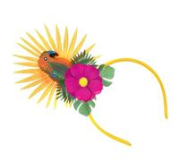 YUGSHNKFC Diademas LED de flores únicas para mujer, tocado de Navidad para creadores de tendencias y amantes de las fiestas