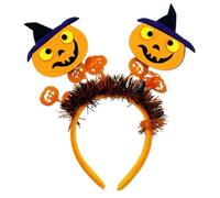 YUGSHNKFC Diademas temáticas de Halloween con forma de calavera, calabaza, diadema para mujer, maquillaje, tomar fotos