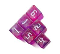 YUGSHNKFC Dices 16 Mm Colocados Coloridos Cubitos Seis Dados Seis Lados con Jugadores Número Bloque para Niños Matemáticas Enseñanza Juguete Educativo