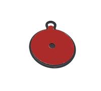 YUGSHNKFC Disco adhesivo para salpicadero de coche, 75 mm/95 mm, diseño redondo rojo para soporte de teléfono y bases de sistemas de navegación