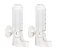 YUGSHNKFC Dispensador de agua para colgar en jaula de pájaros, botella automática para loros, pájaros pequeños, canarios, periquitos, loros, dispensador de agua