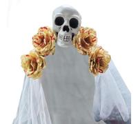 YUGSHNKFC Divertidas diademas de rosas manchadas de sangre, a la moda, aterradoras y cómodas para Halloween, cosplay y eventos temáticos