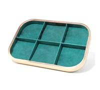 YUGSHNKFC Elegant Velvets - Bandeja de almacenamiento de joyas, soporte para colgantes, elegante caja de joyería apilable, vitrina para collar