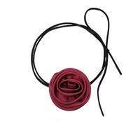 YUGSHNKFC Elegante collar con cadena ajustable, delicado collar de flores para personas a la moda, Metal