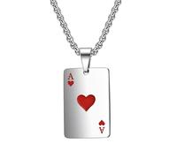 YUGSHNKFC Elegante collar con dije de corazón, bonito collar con colgante de corazón, elegante cadena de suéter para entusiastas de la moda, 60cm, Metal