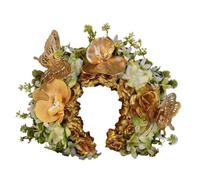 YUGSHNKFC Elegante diadema cultural de flores, diadema de tela, diadema de flores, adornos para el cabello o vestido tradicional