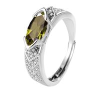 YUGSHNKFC Elegantes anillos geométricos de moissanitas con materiales de aleación resistentes para un mejor metabolismo y cómodos anillos de moda, talla única, como se describe, como se describe