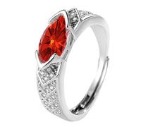 YUGSHNKFC Elegantes anillos geométricos de moissanitas con materiales de aleación resistentes para un mejor metabolismo y cómodos anillos de moda, talla única, como se describe, como se describe