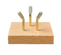 YUGSHNKFC Estante de exhibición de piedras preciosas hecho a mano para colecciones de minerales y rocas, elegante soporte para fósiles y geodas