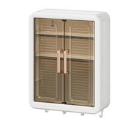 YUGSHNKFC Estante de pared adhesivo de gran capacidad, organizadores de baño para cosméticos, productos y accesorios de moda, estante de almacenamiento adhesivo que ahorra espacio