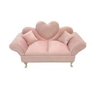 YUGSHNKFC Estilos europeos de felpa joyería expositor alto desarrollado felpa joyería contenedor miniatura muebles molde contenedor