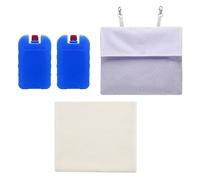 YUGSHNKFC Funda para bolsa de hielo para mascotas pequeñas, cobayas y conejos, suministros de refrigeración para mascotas pequeñas, hábitat Comfort