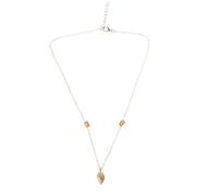 YUGSHNKFC Gargantilla única de acero inoxidable elegante con bandeja de pintura/colgante de corazón, adorno de cadena para el cuello, accesorio elegante para collar, Acero inoxidable