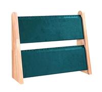 YUGSHNKFC Hecho a mano de madera resistente soporte de joyería de doble capa accesorios de joyería para el hogar y la decoración de negocios para el uso diario