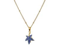 YUGSHNKFC Hip Hop Styles - Collar con colgante de estrellas de mar, joyería de animales, collar de cadena para jóvenes, uso diario, Acero inoxidable