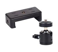 YUGSHNKFC Hot Shoe - Soporte universal para teléfono móvil con trípodes, soporte monopié para cámara