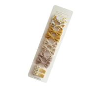 YUGSHNKFC Juego de 10 horquillas para el pelo con nudo de mariposa para niños, accesorios para el cabello suaves para niños de 3 a 10 años